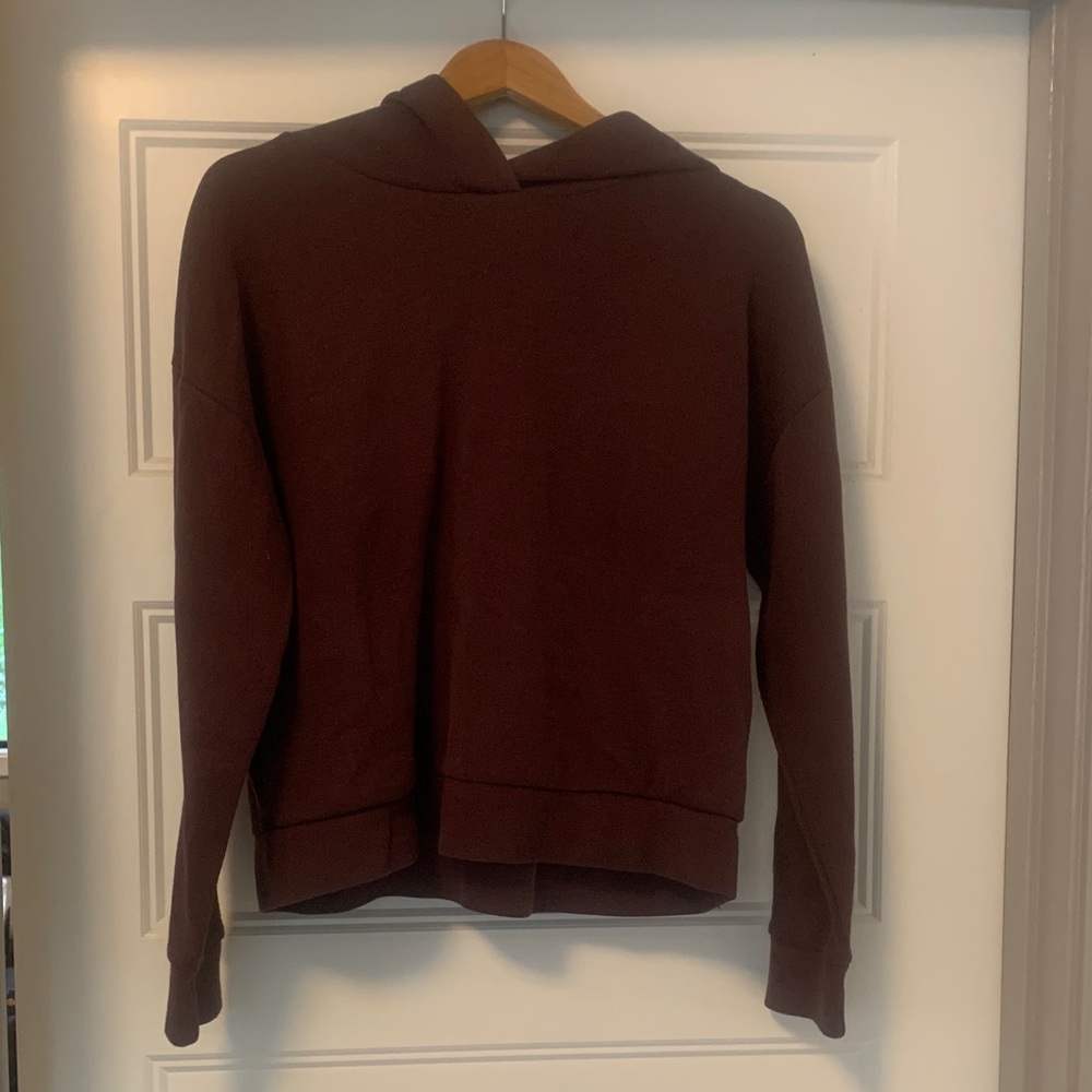 Lole Women's Burgundy Hoodie Sweater